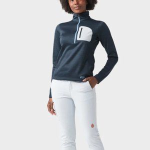 Stio - Women's Gannett Peak Fleece Half Zip - Mountain Shadow Blue (M)